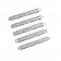Rugged Ridge Exterior Door Handle Cover - Silver Aluminum Brushed - 1331151