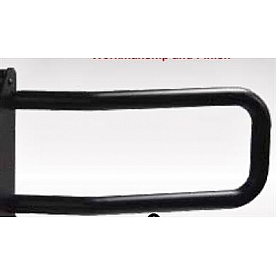 Go Industries Brush Guard Tubular Powder Coated Black Steel - 26736B