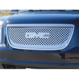 T-Rex Truck Products Grille Insert - Mesh Trapezoid Polished Stainless Steel - 54170