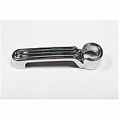 Rugged Ridge Exterior Door Handle Cover - Silver ABS Plastic Chrome Plated - 1331110