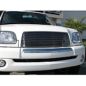 T-Rex Truck Products Grille Insert - Horizontal Bar Rectangular Polished Aluminum - 20958