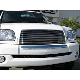 T-Rex Truck Products Grille Insert - Horizontal Bar Rectangular Polished Aluminum - 20958