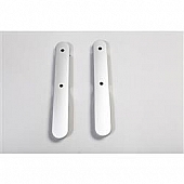 Rugged Ridge Interior Door Handle Cover - Silver Plastic - 1115117