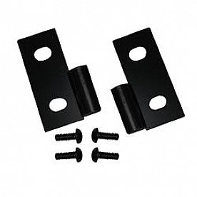 Rugged Ridge Door Hinge - Half Door Steel Black - 1120203
