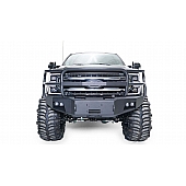 Fab Fours Bumper Premium 1-Piece Design Steel Black - FS17A41601