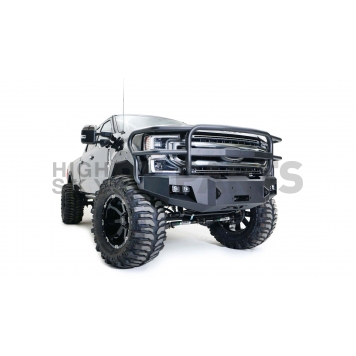 Fab Fours Bumper Premium 1-Piece Design Steel Black - FS17A41601-1