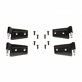 Rugged Ridge Door Hinge - Half Door Steel Black - 1120231