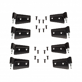 Rugged Ridge Door Hinge - Half Door Steel Black - 1120232