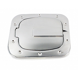 All Sales Fuel Door - Square Aluminum - 6046C