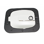 All Sales Fuel Door - Square Aluminum - 6046GKCL
