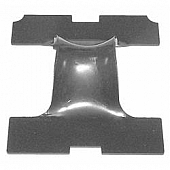 Goodmark Industries Spare Tire Hold Down Anchor Plate Black Steel - CF726701