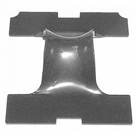 Goodmark Industries Spare Tire Hold Down Anchor Plate Black Steel - CF726701