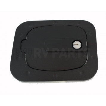 All Sales Fuel Door - Square Aluminum - 6046GKL