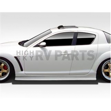 Extreme Dimensions Side Skirt - Primered Fiberglass Reinforced Plastic Black Set of 2 - 109485