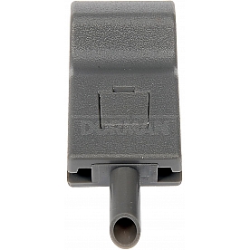 Help! By Dorman Door Lock Knob - OEM Plastic Gray Single - 75222