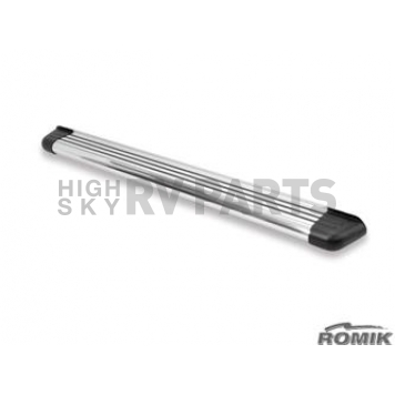 Romik USA Running Board Polished Aluminum Stationary - 21755418