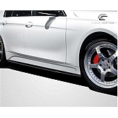 Extreme Dimensions Side Skirt - Gloss Carbon Fiber Black Set of 2 - 109560