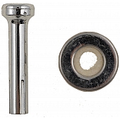 Help! By Dorman Door Lock Knob - Chrome Plated Metal Silver Single - 75401