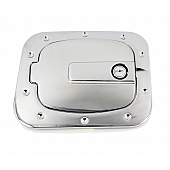 All Sales Fuel Door - Square Aluminum - 6046PL