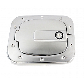 All Sales Fuel Door - Square Aluminum - 6046PL