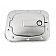 All Sales Fuel Door - Square Aluminum - 6046PL