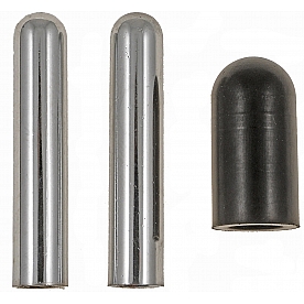 Help! By Dorman Door Lock Knob - Chrome Plated Metal Silver Set Of 2 - 75403