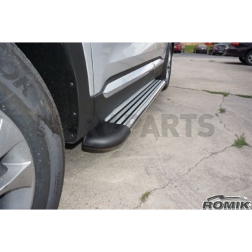Romik USA Running Board Silver Aluminum Stationary - 22215418-1