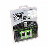 Black Mountain Door Lock Knob - Anti-Theft  Steel Silver Set Of 2 - DRLOCK2DR