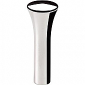 Billet Specialties Door Lock Knob - Smooth Polished Aluminum White And Black Set Of 2 - 45930