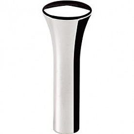 Billet Specialties Door Lock Knob - Smooth Polished Aluminum White And Black Set Of 2 - 45930