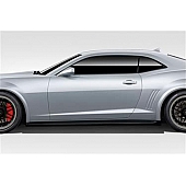 Extreme Dimensions Side Skirt - Primered Fiberglass Reinforced Plastic Black Set of 2 - 109811