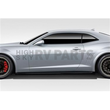 Extreme Dimensions Side Skirt - Primered Fiberglass Reinforced Plastic Black Set of 2 - 109811