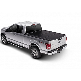 UnderCover Tonneau Cover Hard Folding Black Semi-Gloss Textured Aluminum - FX21030
