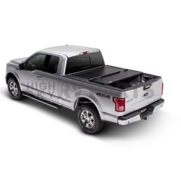 UnderCover Tonneau Cover Hard Folding Black Semi-Gloss Textured Aluminum - FX21030-4