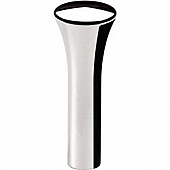 Billet Specialties Door Lock Knob - Smooth Polished Aluminum White And Black Set Of 2 - 45910
