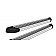 Romik USA Running Board Silver Aluminum Stationary - 22354418