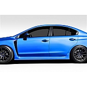 Extreme Dimensions Side Skirt - Primered Fiberglass Reinforced Plastic Black Set of 2 - 109822