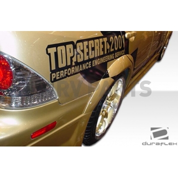 Extreme Dimensions Fender Flare - Black Fiberglass - Set Of 2 - 102214-2