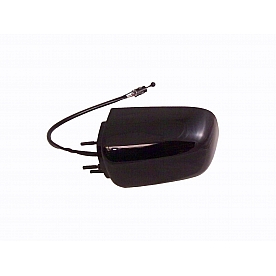 CIPA USA Exterior Mirror Rectangular Manual/ Remote Black Single - 27094