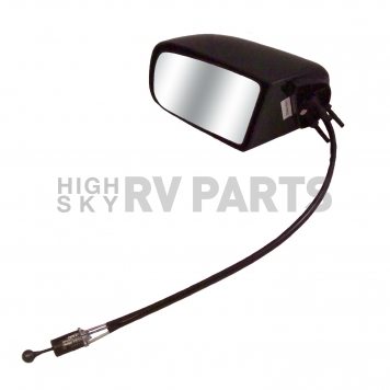 CIPA USA Exterior Mirror Rectangular Manual/ Remote Black Single - 27094-1