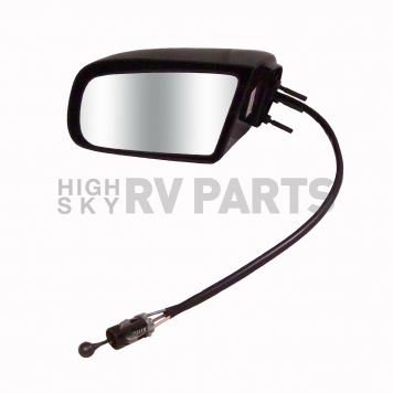 CIPA USA Exterior Mirror Rectangular Manual/ Remote Black Single - 27094-3