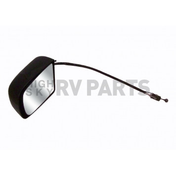 CIPA USA Exterior Mirror Rectangular Manual/ Remote Black Single - 27094-4