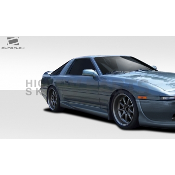 Extreme Dimensions Side Skirt - Primered Fiberglass Reinforced Plastic Black Set of 2 - 109657-4
