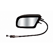 CIPA USA Exterior Mirror Rectangular Manual/ Remote Black Single - 27096
