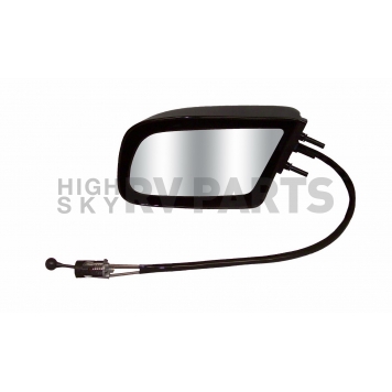CIPA USA Exterior Mirror Rectangular Manual/ Remote Black Single - 27096