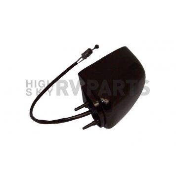 CIPA USA Exterior Mirror Rectangular Manual/ Remote Black Single - 27096-2