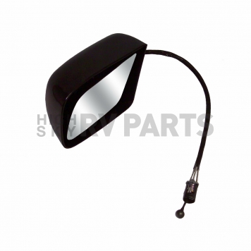 CIPA USA Exterior Mirror Rectangular Manual/ Remote Black Single - 27096-3