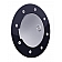 All Sales Fuel Door - Round Aluminum - 6092GKCL