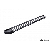 Romik USA Running Board Polished Aluminum Stationary - 22373418