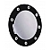 All Sales Fuel Door - Round Aluminum - 6091GKC